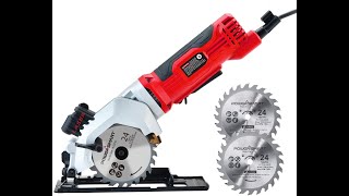 Very Amazing woodworking worldwide I PowerSmart Circular Saw, 24T 4-1/2 Electric Circular Saw,