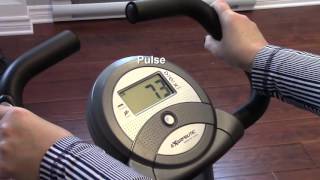 Exerpeutic 1200 Folding Magnetic Upright Bike with Pulse Reviews