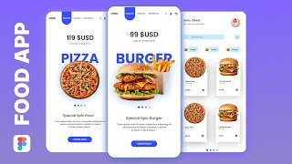 Design a simple UI from scratch for a Food App in Figma - For beginners