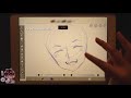 ipad asmr 18 sketching in ibispaint x