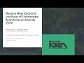 NZILA 2019 Awards Urban Spaces Category Winner