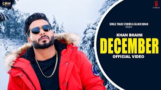 December (Official Video) Khan Bhaini | Latest Punjabi Songs 2024 | Mint Mint Lange Gin Gin |