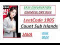 Count Sub Islands | Leetcode 1905 | DFS | Java Code | Developer Coder
