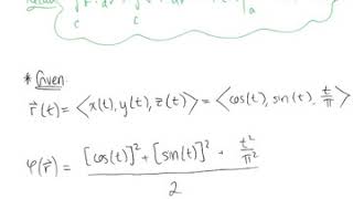 Evaluating Line Integrals (Example 1)