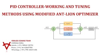 PID CONTROLLER WORKING AND TUNING METHODS USING MODIFIED ANT LION OPTIMIZER