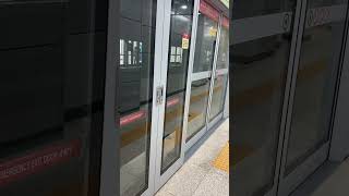 20240208 Coming in BucheonStadium station on Seohae line (to Ilsan) 서해선 부천종합운동장역 진입 #shorts