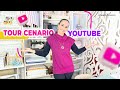 TOUR DO CENÁRIO DO YOUTUBE / ESCRITÓRIO, tour do ateliê.