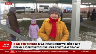 Arnavutköy’de kışın keyfini komşularımızla birlikte çıkarıyoruz! ⛄❄️ 📺HABER GLOBAL