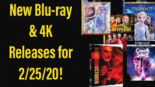 New Blu-ray & 4K Releases for 2/25/20!