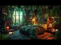 mysterious magical exotic plants bedroom 🍃soft flute music u0026 ambience soothes your soul heal mind