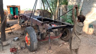 How to repair a heavy truck chassis // truck chassis repair