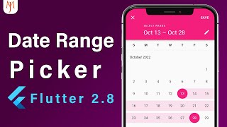 Flutter Tutorial - Date Range Picker [2022]