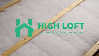 High Loft Eco Friendly Itch Free Thermal Insulation Roll