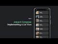 Jetpack Compose | Implementing a LazyColumn / RecyclerView | Part I