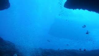 青いハート！グアムのブルー・ホールでのダイビング（Diving Guam Blue Hole）