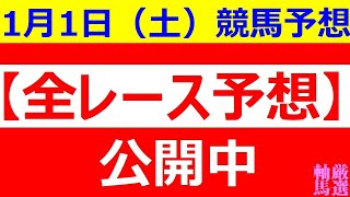 2022年1月1日(土)【全レース予想】（全レース情報）◆川崎競馬◆名古屋競馬◆高知競馬◆