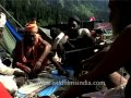 They like to smoke weed - Sadhus having a joint at Amarnath camp!