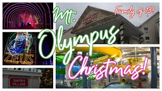 Mt Olympus Christmas!/Water \u0026 Theme Park \u0026 Resort/Wisconsin Dells/Night of Lights/Santa's Village