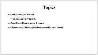 Java Code Structure, Conditional Statements and Loops - Part 4