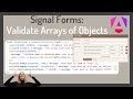Angular Signal Forms: How to Validate Arrays of Objects (Repeating Fields)