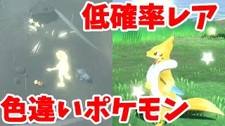 レアな出現色違い！数が多いからこそ結構レアな野生の色ポケモン【ポケモンレジェンズアルセウス】