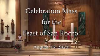 95th Annual Mass for the Feast of San Rocco, St. Titus Church, Aliquippa, Pennsylvania