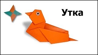 Оригами утка: видео мастер-класс