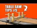 5 Quick Table Saw Tips Episode 5 / Woodworking Hacks