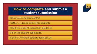 Student submissions in access and participation plans