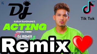Acting Karan Randhawa Dhol Remix Ft Dj Manu Lahoria Production New Punjabi Song Remix 2022