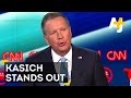 Kasich Stands Out At CNN Republican Presidential Debate