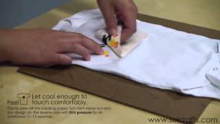 SEI Iron On Transfer Tutorial: Kids Art Transfer