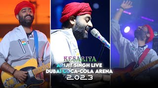 Kesariya Tera Ishq Hai Piya😢Best Arijit Singh Live Dubai Coca-Cola Arena 2023🧡Trending🌈#shorts