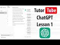 ChatGPT - Lesson 1 - Accessing and Signing Up