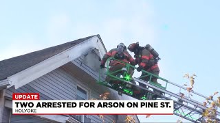 Holyoke arson investigation leads to 2 arrests