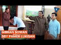 Momen SBY Pamer Lukisannya ke Gibran, Dibuat Hanya dengan Jari Tanpa Kuas