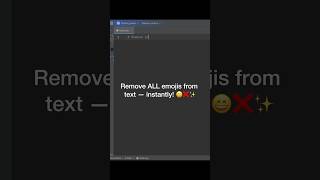 Python One-Liner: Remove Emojis from Any Text! #python #coding