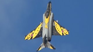 最高のフライトをありがとうファントム！F-4EJ改 機動飛行・デモスクランブル・模擬対地射爆撃 百里基地航空祭2019