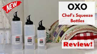 OXO  - Chef's Condiment Squeeze Bottles - Full Review -