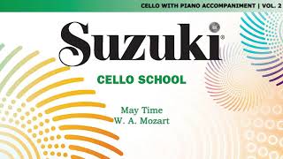 Suzuki Cello 2 - May Time - W. A. Mozart [Score Video]