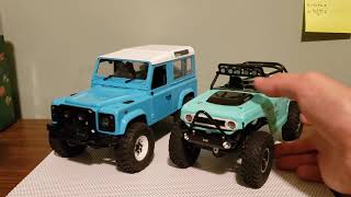 RC4WD 1/18 Gelande II vs Axial SCX24