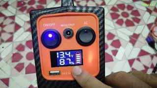 Mudah dibawa Solar Generator / Power Supply / Power Bank FLASHFISH K30 untuk pasang Modem dan Router