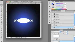 Photoshop CS4 Tutorial - Text Lighting Effect