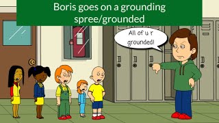 Boris goes on a grounding spree/grounded