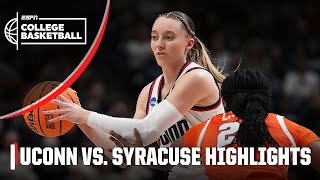 Syracuse Orange vs. UConn Huskies |  Game Highlights | NCAA Tournament