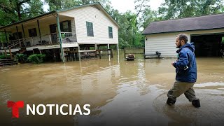 El mal tiempo no da tregua en Texas: Houston sufre fuertes inundaciones | Noticias Telemundo