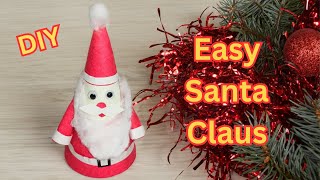 DIY Christmas 🎅 Santa Claus Making | How to Make Santa Claus with Paper | Christmas decoration ideas