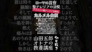 ローマの至宝！聖テレジアの法悦【カルメル会訳！自叙伝】山田五郎オトナの教養講座公認切り抜き　＃切り抜き #shorts