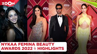 Janhvi Kapoor, Sara Ali Khan, Vicky-Katrina & others DAZZLE at Nykaa Femina Beauty Awards 2022