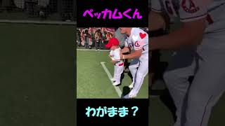 🤩【大谷翔平】トラウトの息子ベッカムくん、わがまま？🤩